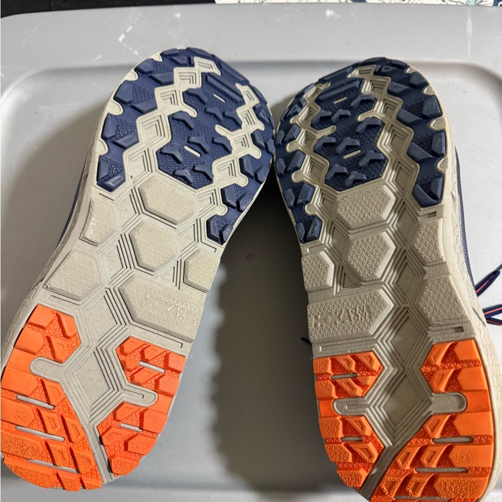 Hoka Men's Dark Blue and Gray Athletic Shoes - Picture 5 of 8